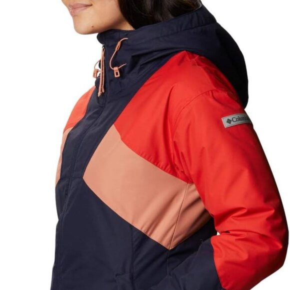 🆕Columbia Women's Alpine Diva Insulated Jacket, 1X-Dark Nocturnal/Bold O/Nova P - Picture 4 of 13